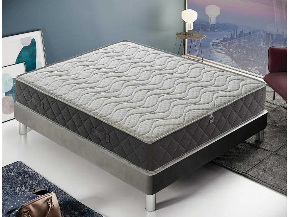 Traagschuimmatras - 11 Comfortzones - Silver Safe-Hoes 105 X 190 Cm