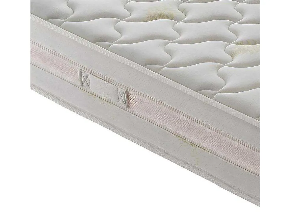 Traagschuimmatras - 9 Verschillende Zones - Hoogte 25 Cm - Afneembare Aloe-Hoes 90X190 Cm