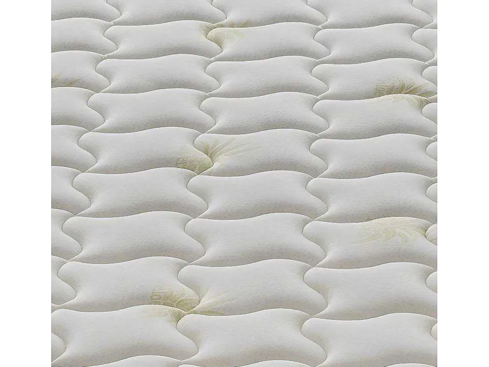 Traagschuimmatras - 9 Verschillende Zones - Hoogte 25 Cm - Afneembare Aloe-Hoes 90X190 Cm