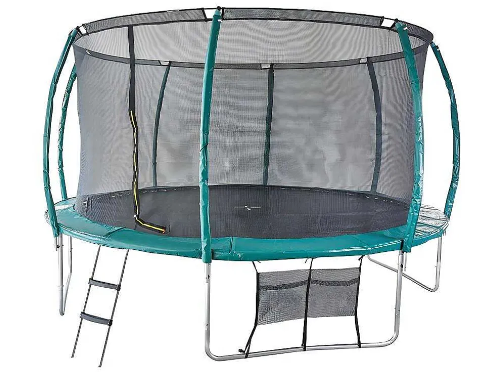 Trampoline Met Binnenbeschermingsnet, Ladder, Dekzeil En Verankeringsset D.427 Cm - Wallaby
