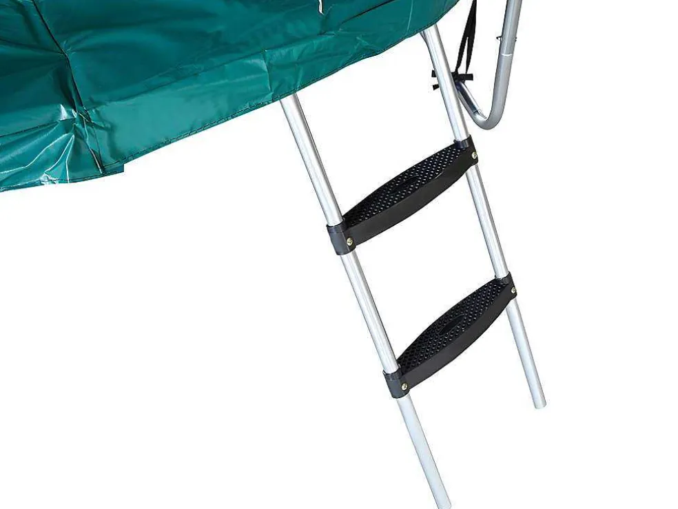 Trampoline Met Binnenbeschermingsnet, Ladder, Hoes En Verankeringsset - D.366 Cm - Wallaby