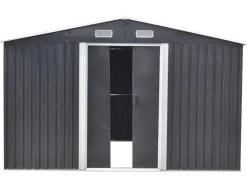 Tuinhuis Van Grijs Gegalvaniseerd Staal Manso - 12,5M