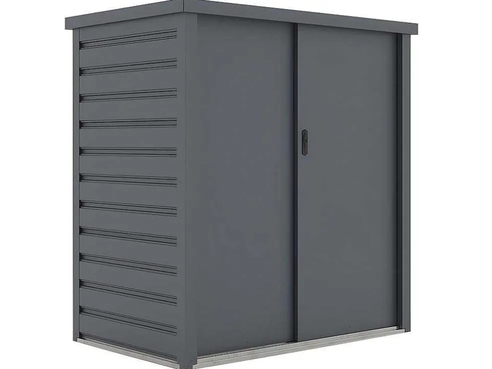 Tuinkast Van Gegalvaniseerd Staal Reivax - Grijs - 1,31 M3 - L125 X B80 X H131 Cm