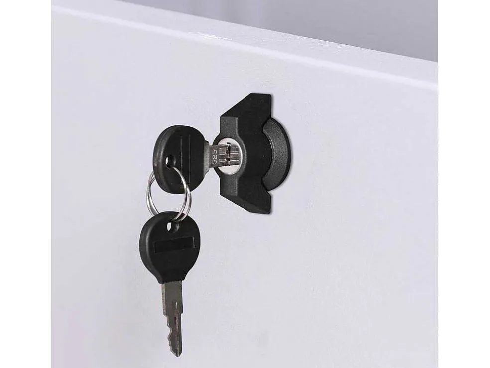 Tuinkist Mcw-J56 Afsluitbaar, Lichtgrijs
