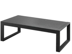 Tuin Salontafel Molokai Van Aluminium - Antraciet