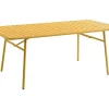 Tuintafel D160 Cm Van Metaal - Mosterdgeel - Mirmande Van Mylia
