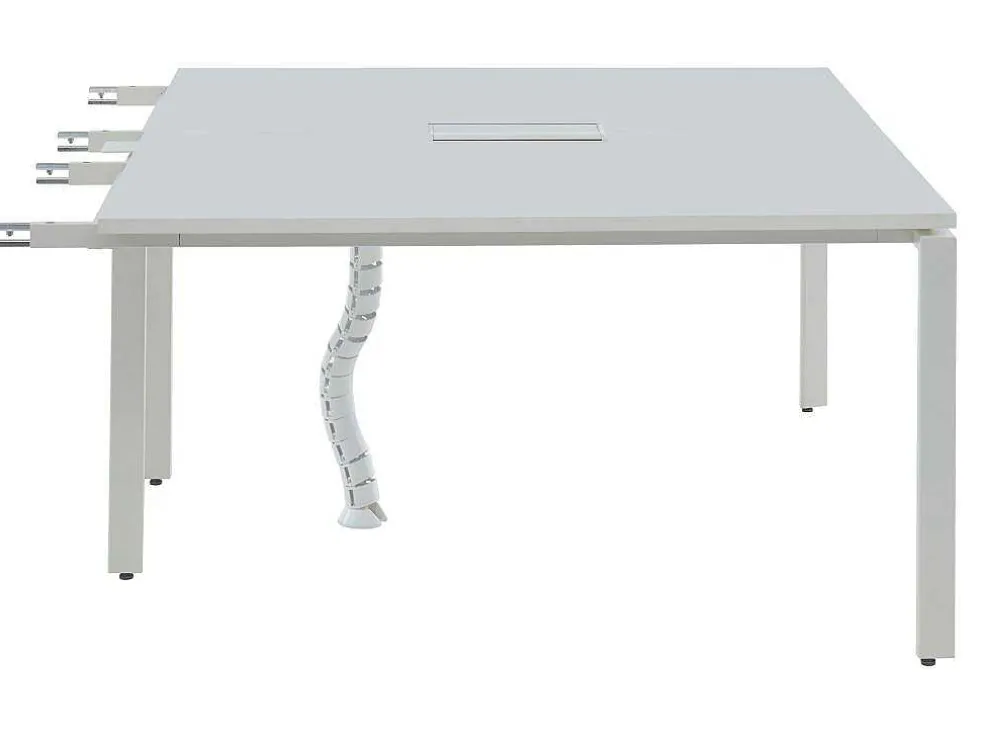 Uitbreiding Voor Bureau Bank 2 Personen - Wit - L140 Cm - Downtown