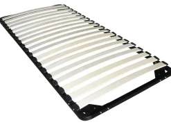 Uitschuifbed Met Slaaplade - Wit En Grijs + Bedbodem + Matras - Losiana