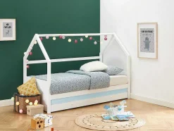 Uitschuifbed 2 X 90 X 190 Cm - Grenen - Wit - Hurra