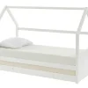 Uitschuifbed 2 X 90 X 190 Cm - Grenen - Wit + Matras - Hurra