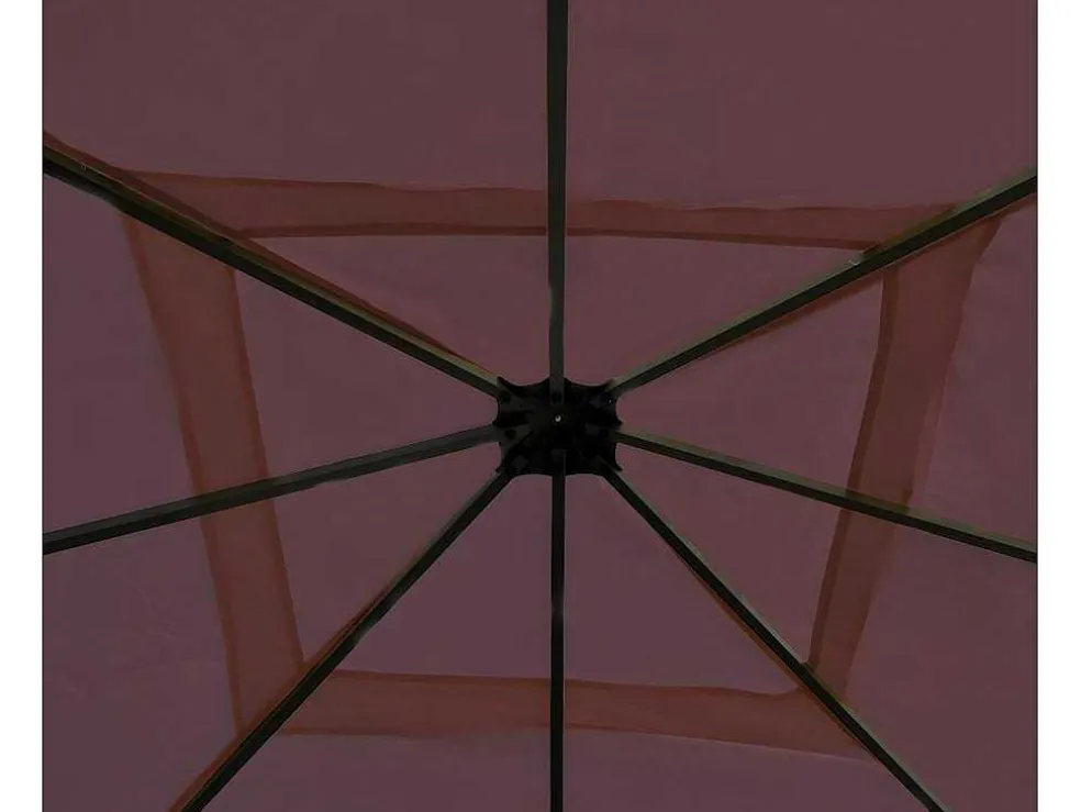 Vervangende Dakbedekking Voor Pergola Calpe Iii, Roodbruin
