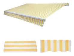 Vervangingshoes Voor Luifel H792, Polyester Geel-Wit
