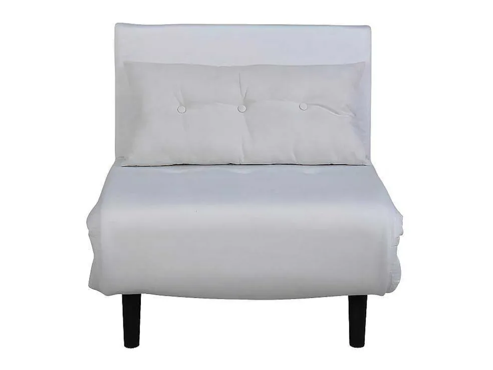Vicky Slaapbank ,Fauteuil Wit.