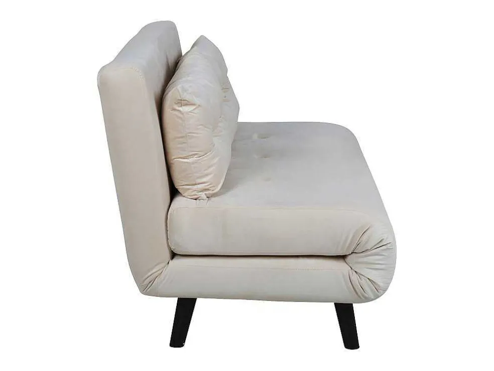 Vicky Slaapbank Velours Beige.
