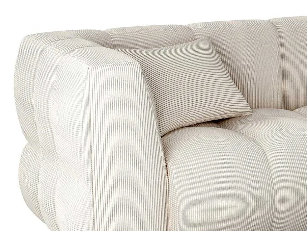 Vierzitsbank Van Beige Ribfluweel Naemia Van Maison Cephy