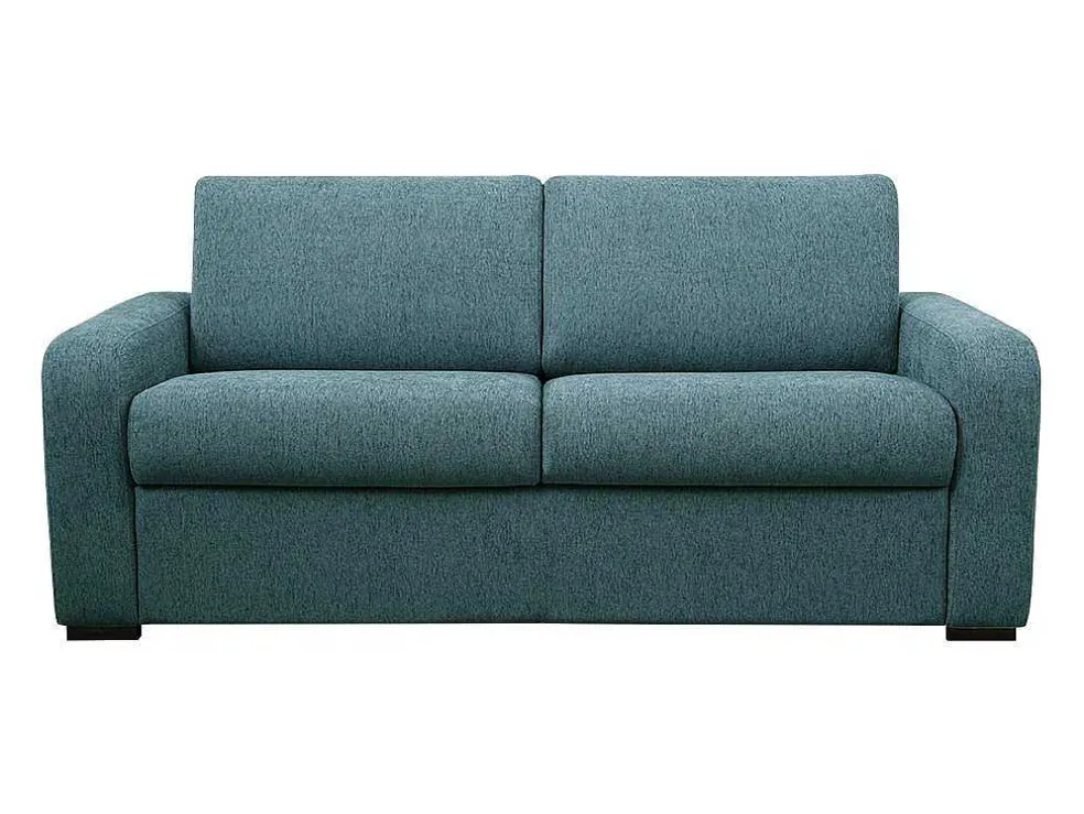 Vierzits Express Slaapbank - Stof - Blauw - Matras 14 Cm - Bevis