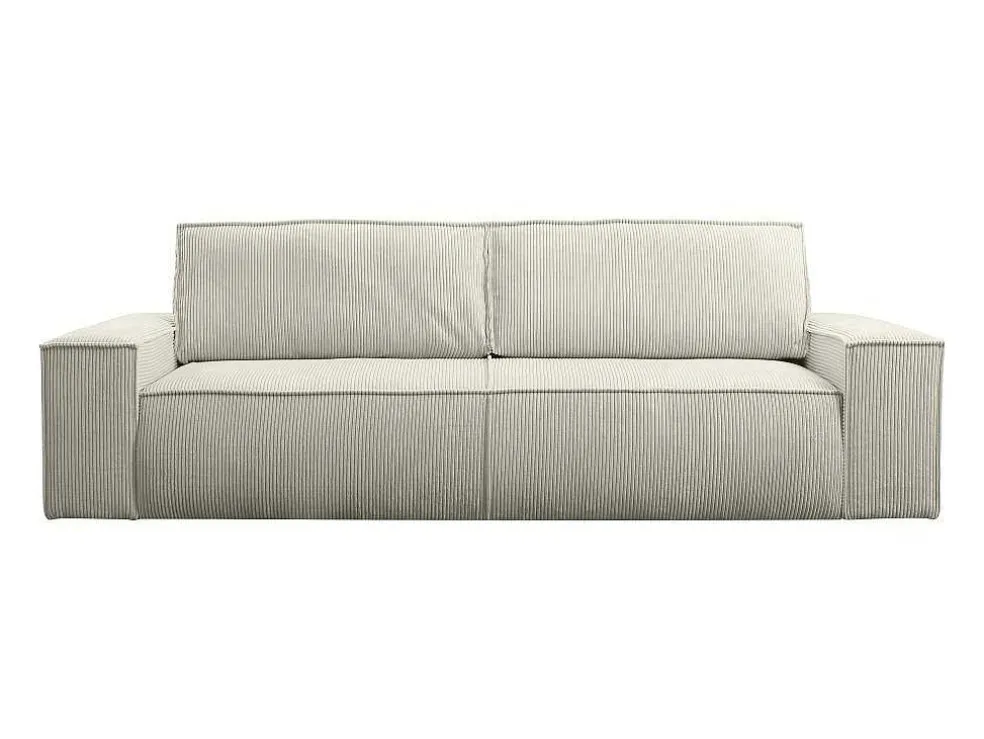 Vierzits Slaapbank Amelia Van Pascal Morabito - Ribfluweel - Beige