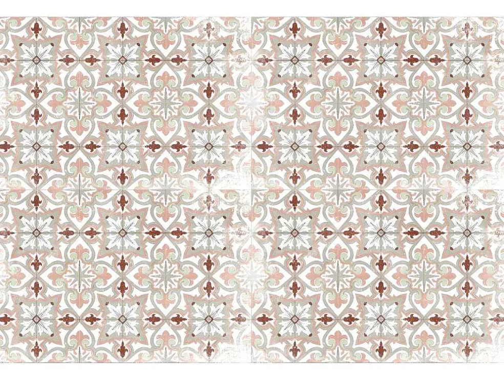 Vinyltapijt Met Tegeleffect Palma - 120 X 180 Cm - Multikleuren