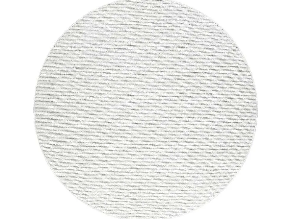 Vloerkleed Casablanca Plus Rond Creme Eenkleurig, Lus Cercle 80 Cm