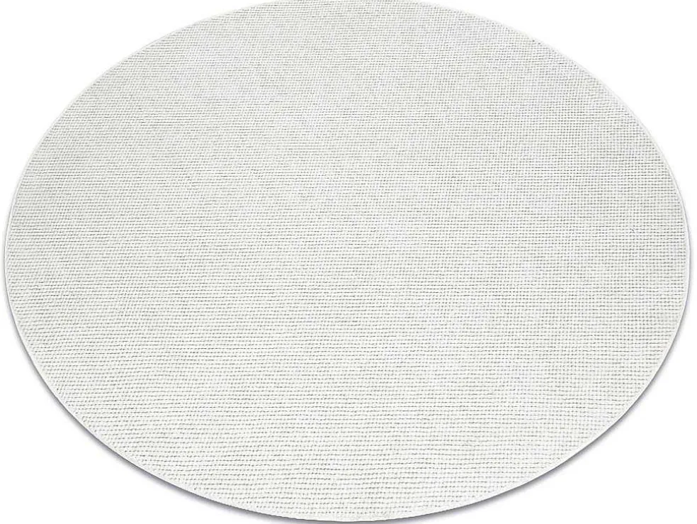 Vloerkleed Casablanca Plus Rond Creme Eenkleurig, Lus Cercle 80 Cm