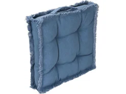 Vloerkussen Van Katoen - 45 X 45 Cm - Blauw - Honduras