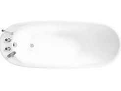 Vrijstaande Badkuip Natalia - Eenpersoons - 220L- 150X75Xh70Cm - Wit
