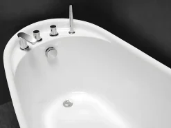 Vrijstaande Badkuip Natalia - Eenpersoons - 220L- 150X75Xh70Cm - Wit