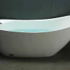 Vrijstaande Badkuip Natalia - Eenpersoons - 170X75X73Cm - 282L - Wit