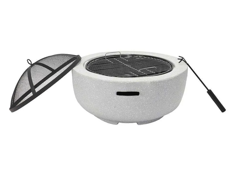 Vuurkorf-Grill Van Mgo - L60,5 X D60,5 X H42,5 Cm - Garmona
