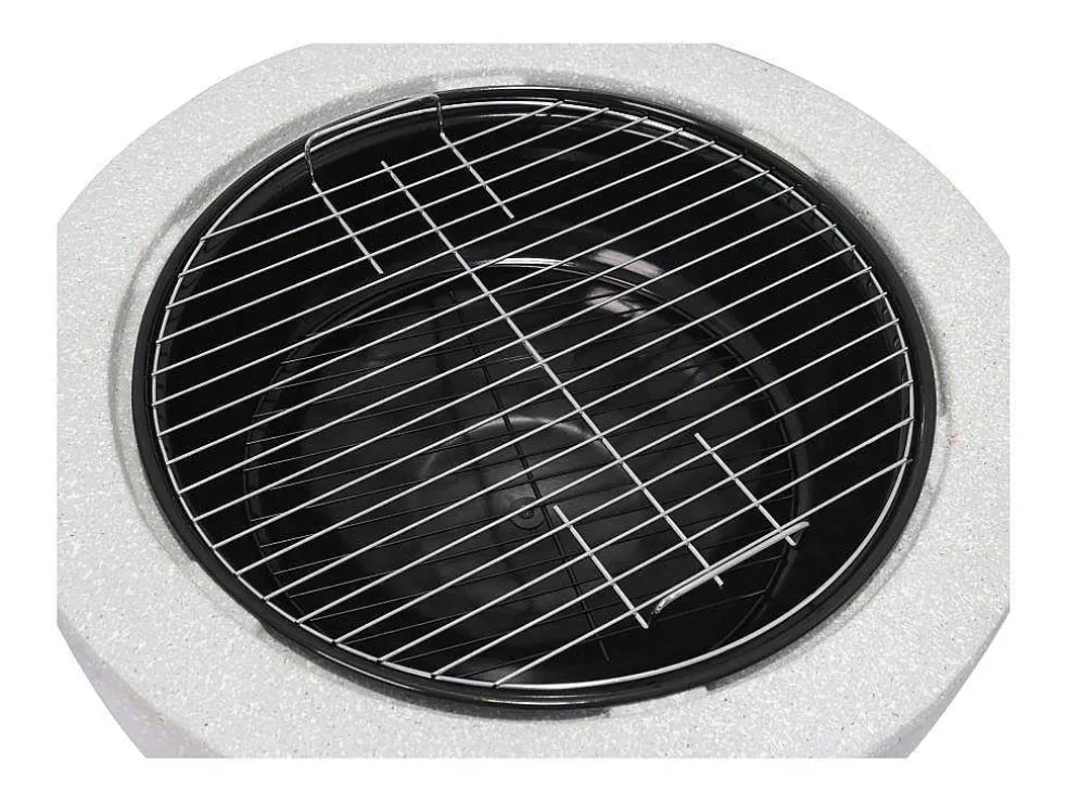 Vuurkorf-Grill Van Mgo - L60,5 X D60,5 X H42,5 Cm - Garmona