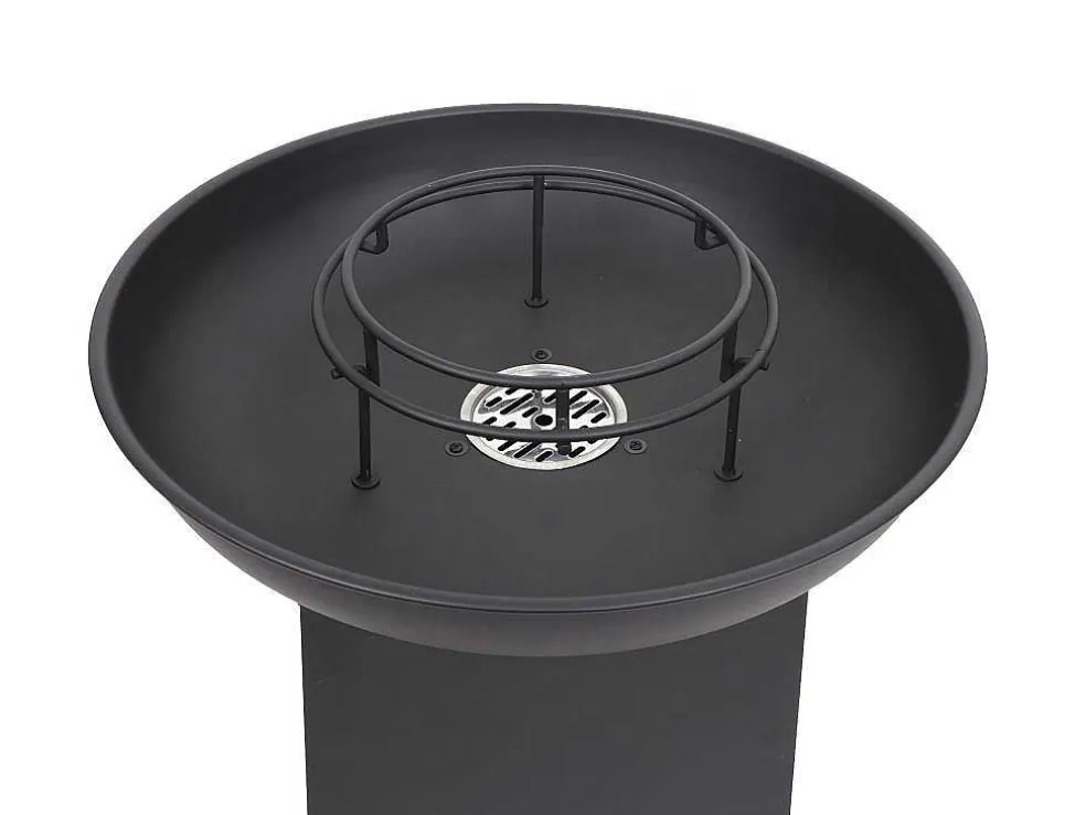 Vuurschaal Met Grillplaat Mcw-K97, O59Cm Zwart