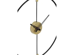 Wandklok Van Metaal - D47 Cm - Zwart - Hamona