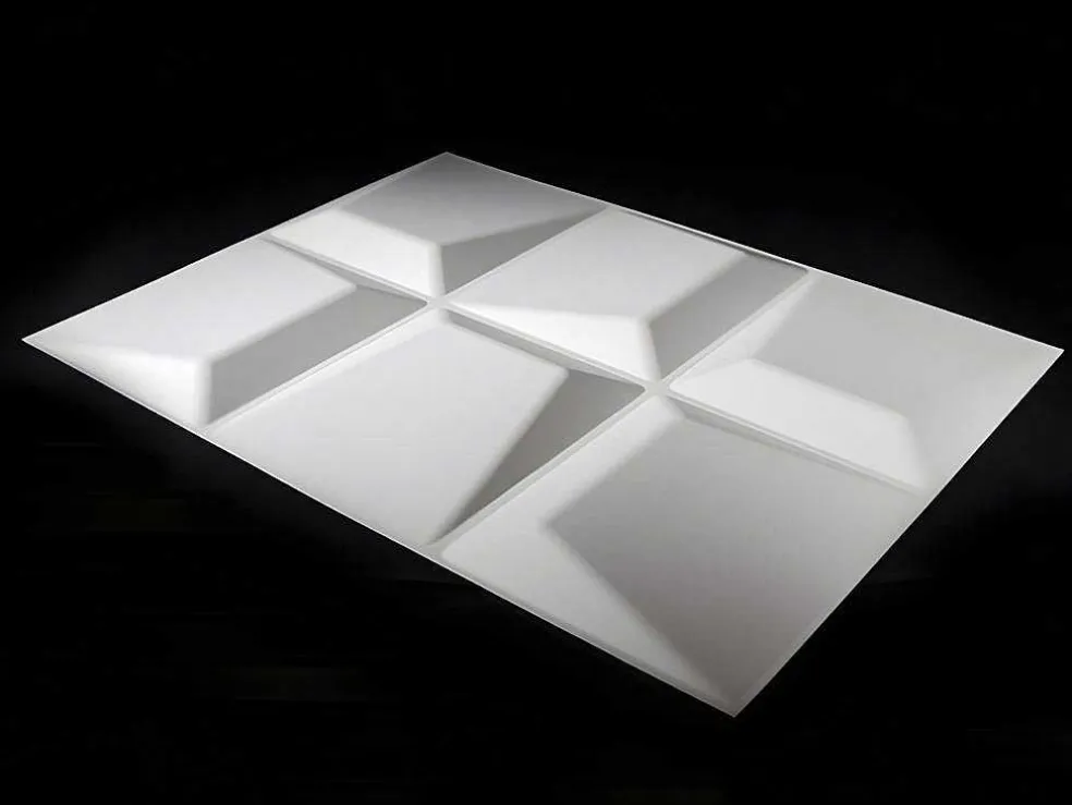 Wandpaneel 3D Tessel Om Te Verven - Set Van 6 Stuks, 3M