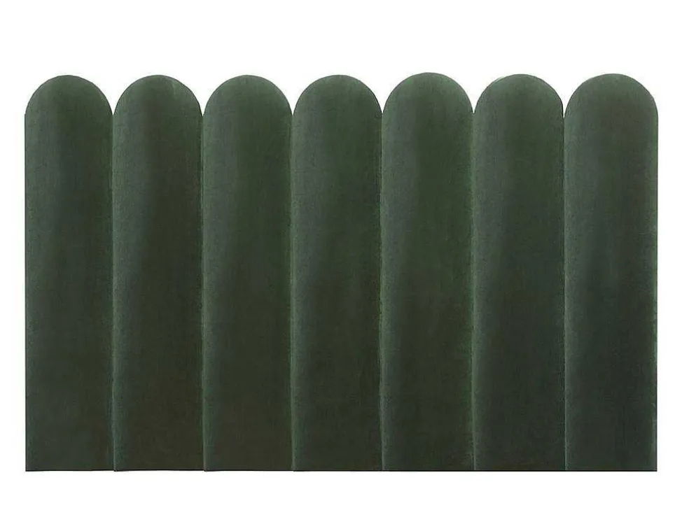 Wandpaneel Voor Hoofdeinde Japi - 210 Cm - Fluweel - Groen - Van Pascal Morabito