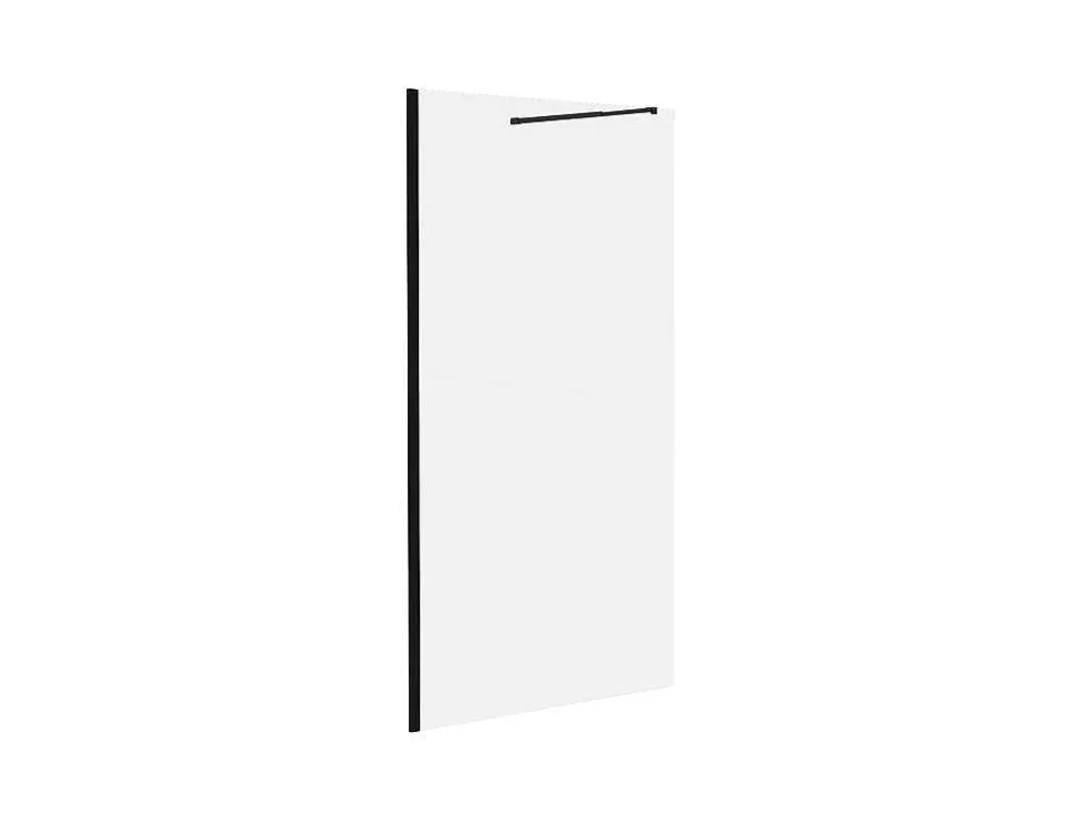 Wand Voor Inloopdouche Mat Zwart Met Industriele Stijl - 140X200 Cm - Daren