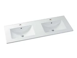 Wastafelmeubel Met Inbouwwastafel - Eikenfineer - 120 Cm - Cosmoti
