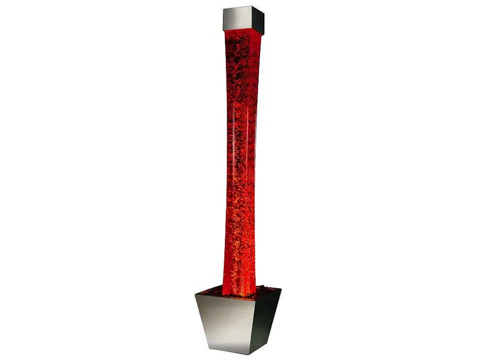 Waterbubbellamp Met Pot Gobie - Led Verlichting Met Kleurveranderingen - H183 Cm