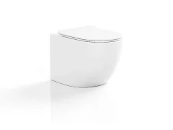 Witte Hang-Wc Van Keramiek Zonder Rand - Javoine