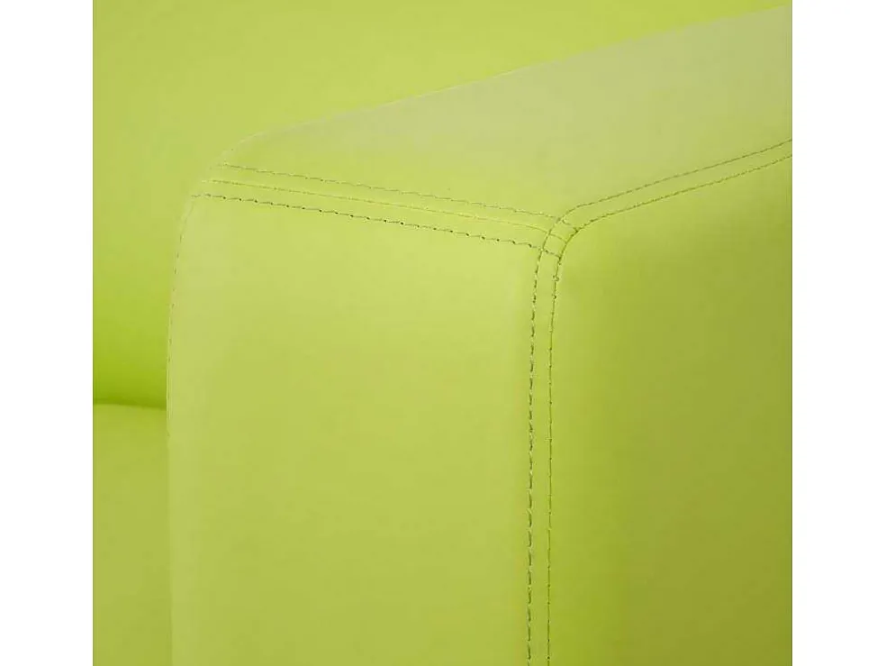 2-Zitsbank Lille, Kunstleer, Lichtgroen