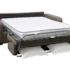 3-Zits Express Slaapbank Van Olijfgroene Stof - Matras 14 Cm - Bevis
