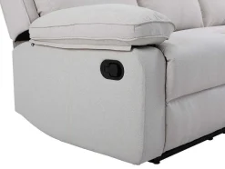 3-Zits-Relaxbank Van Beige Stof Lana