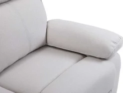 3-Zits-Relaxbank Van Beige Stof Lana