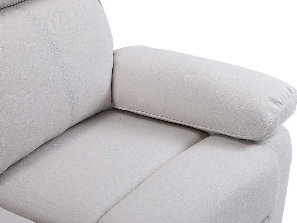 3-Zits-Relaxbank Van Beige Stof Lana