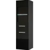 Zwarte Badkamerkolom Met Leds - L30 X B30 X H109 Cm - Laurine