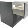 Zwevend Wastafelmeubel Met Dubbel Inbouwbekken - Grijs - 120 Cm - Selita